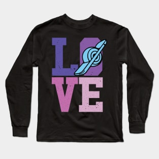 onewheel love vintage design - Onewheel style Long Sleeve T-Shirt